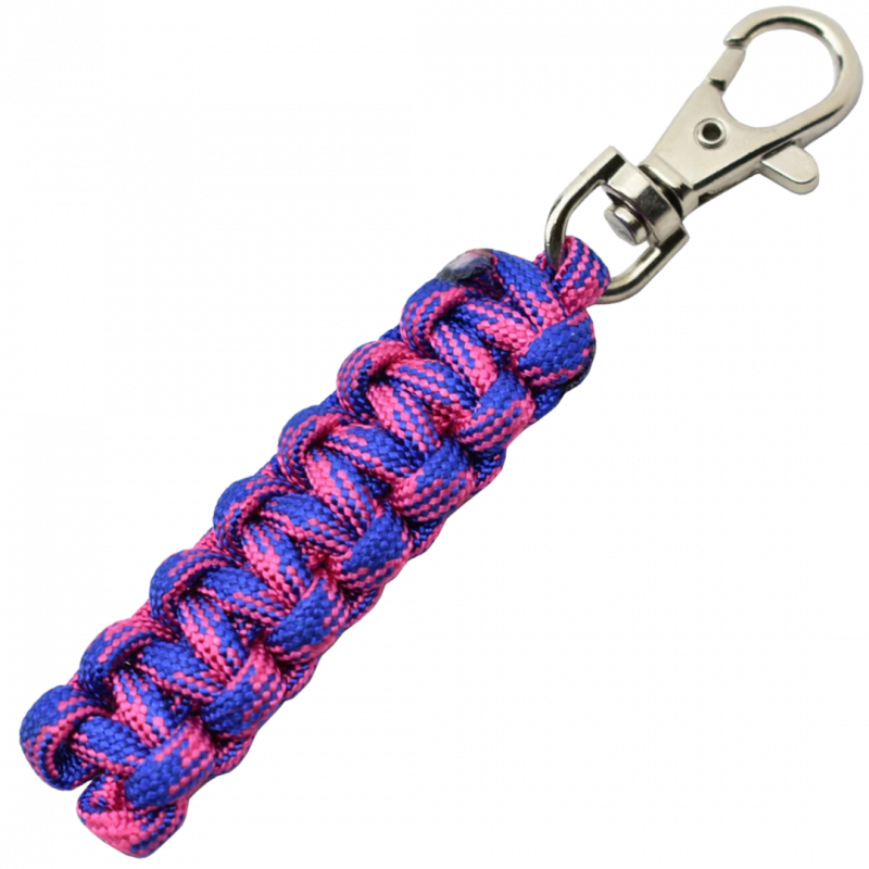 MAXKNIVES - MKPCRFB - Porte-cle en paracorde rose et bleu