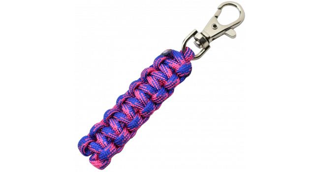 MAXKNIVES - MKPCRFB - Porte-cle en paracorde rose et bleu