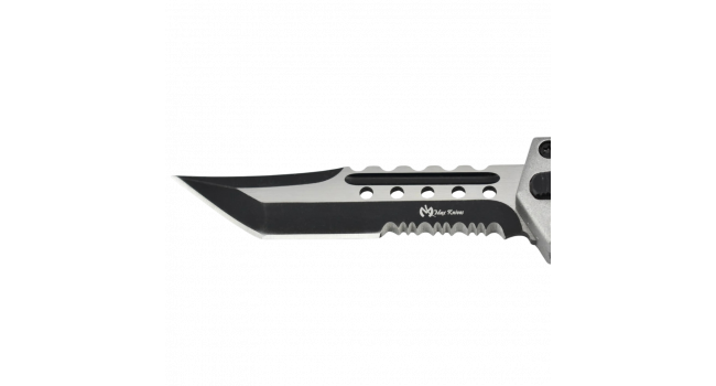 MAXKNIVES - MKO5S - Couteau automatique OTF aluminium anodise finition silver