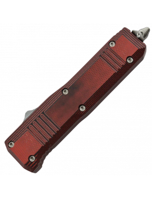 Couteau Automatique Rouge, Lame Drop Point - Série Limitée en G10 Roug