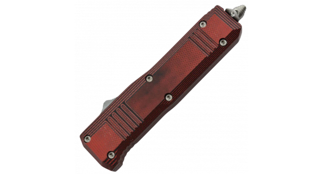 MAXKNIVES - MKO4G10RDP - Couteau automatique rouge et noir lame drop point