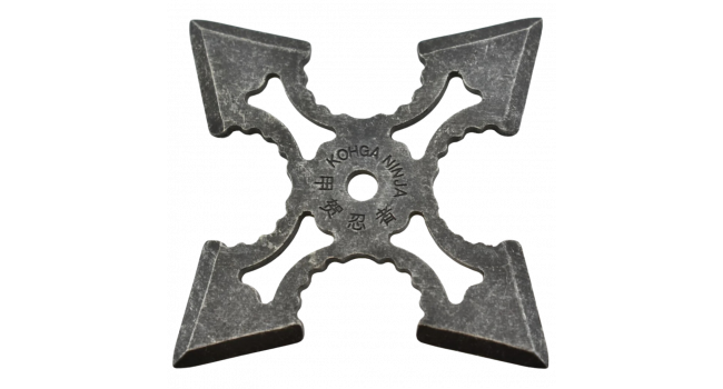 MAXKNIVES - NS137 - Ninja Shuriken 4 branches acier 420 noir