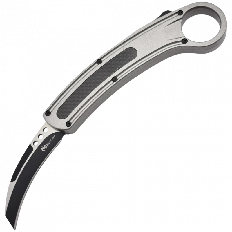 MAXKNIVES - MKO11S1 - Couteau Karambit automatique OTF lame acier manche aluminium