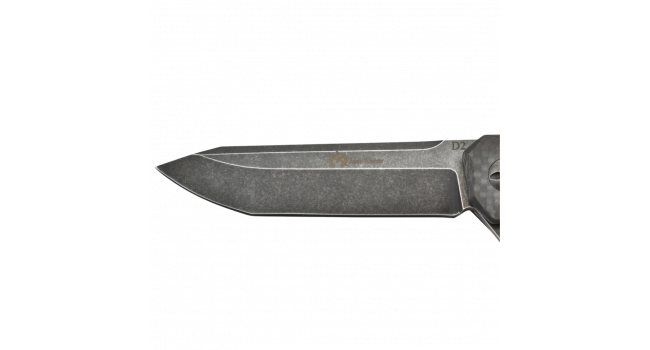 MAXKNIVES - MK133-CF Lame acier D2 manche fibre de carbone