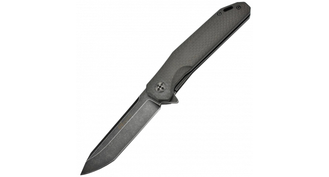 MAXKNIVES - MK133-CF Lame acier D2 manche fibre de carbone