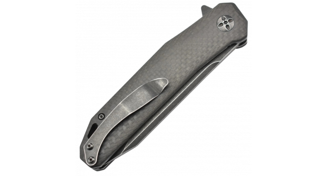 MAXKNIVES - MK133-CF Lame acier D2 manche fibre de carbone