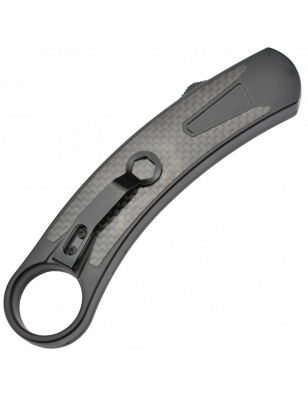 Couteau Karambit à ouverture automatique double action OTF - Lame doub