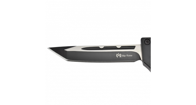 MAXKNIVES - MKO13B1 - Couteau automatique poing americain 1918 lame acier manche zinc aluminium