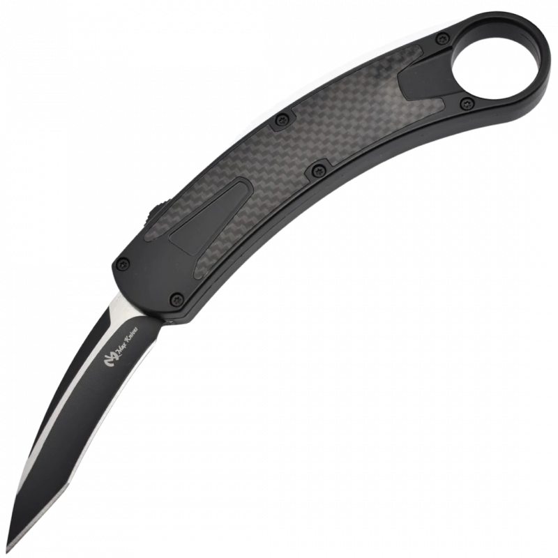 MAXKNIVES - MKO12B2 - Couteau Karambit automatique OTF lame acier manche aluminium