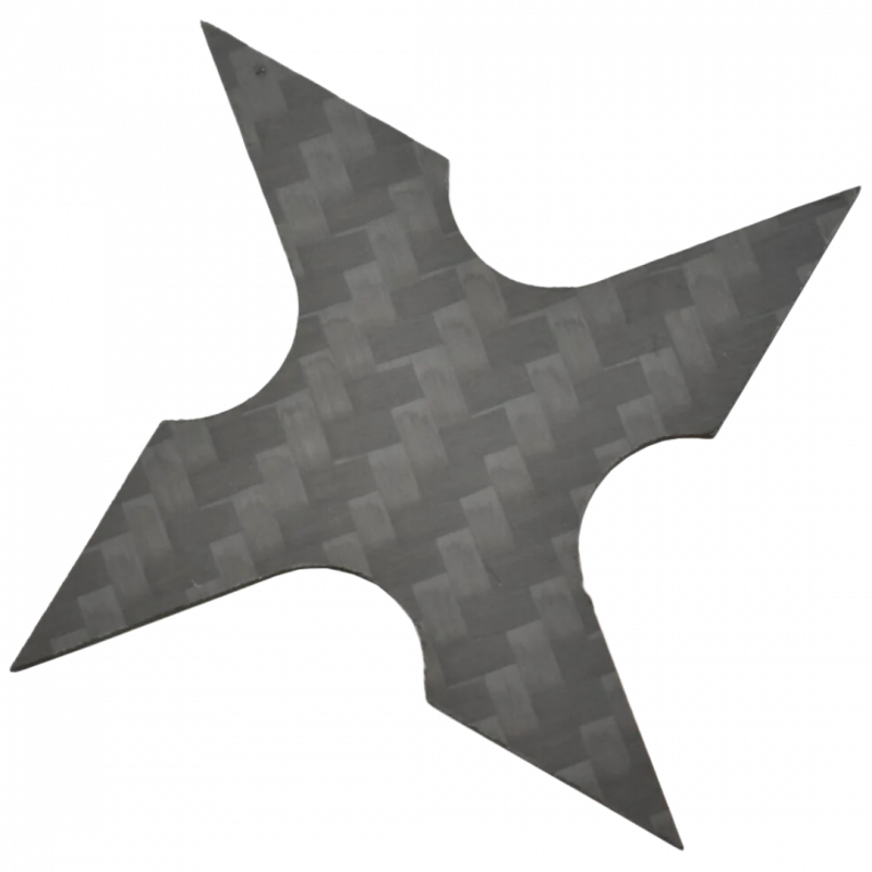 MAXKNIVES - MKSH2CF - Shuriken 4 Branches En Fibre De Carbone