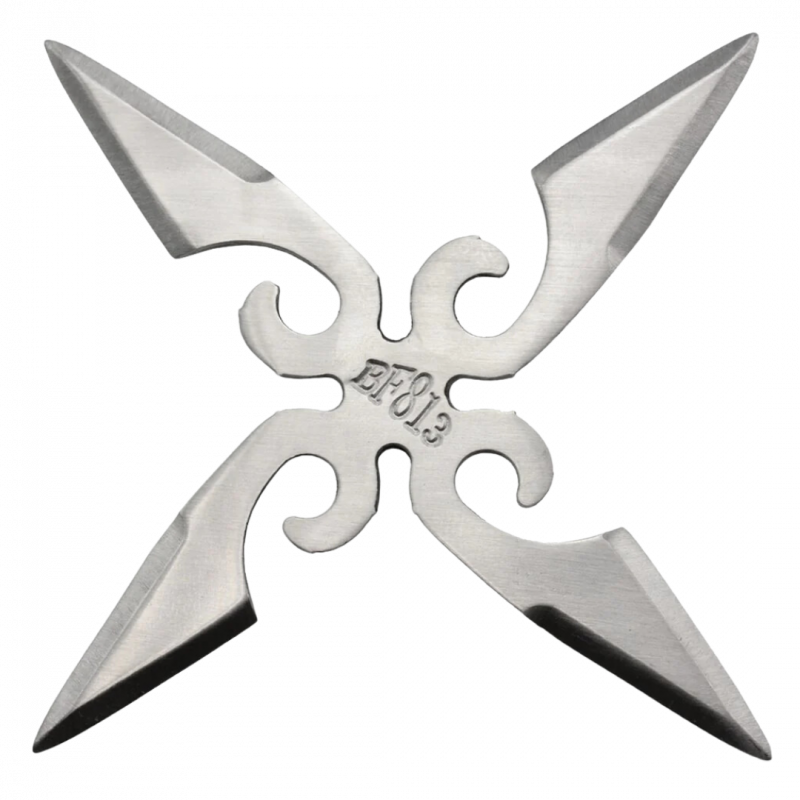 MAXKNIVES -NS143 - Ninja Shuriken 4 branches acier 420 silver