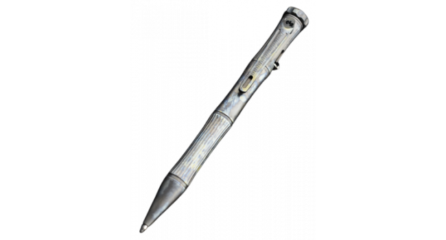 MAXKNIVES - PEN8+ - Crazy Titanium tactical glass breaker and spinner pen