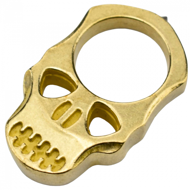 MAXKNIVES - PASKL - Poing américain Skull en laiton