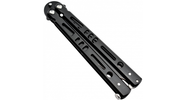 MAXKNIVES - P52 - Couteau papillon lame acier 3CR13 manche acier