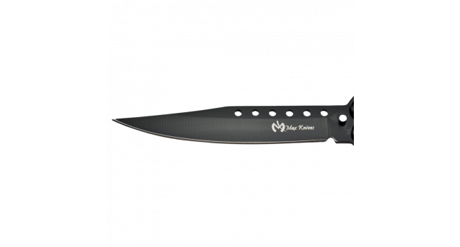 MAXKNIVES - P50 - Couteau papillon lame acier 3CR13 manche acier