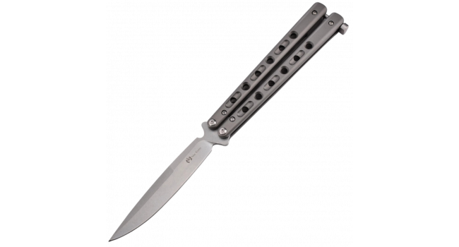 MAXKNIVES - P40 - Couteau papillon manche titane