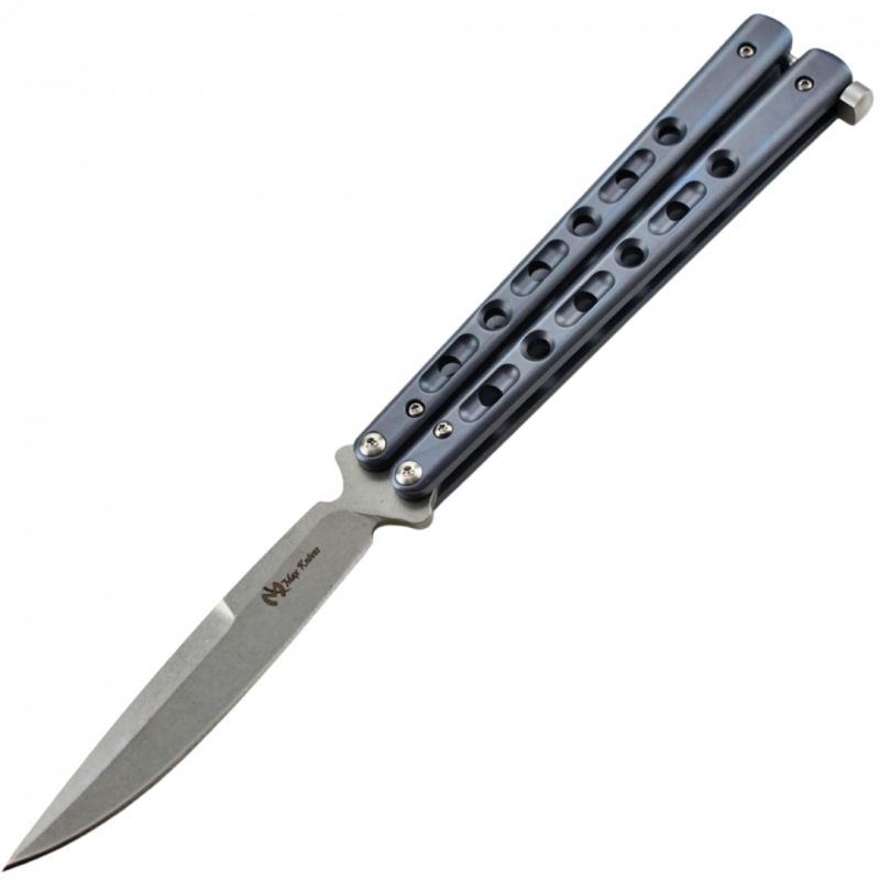 MAXKNIVES - P40 - Couteau papillon manche titane