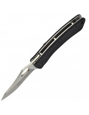 Couteau MK111 - Lame Acier 440C - Manche G10 Noir - Liner-Lock